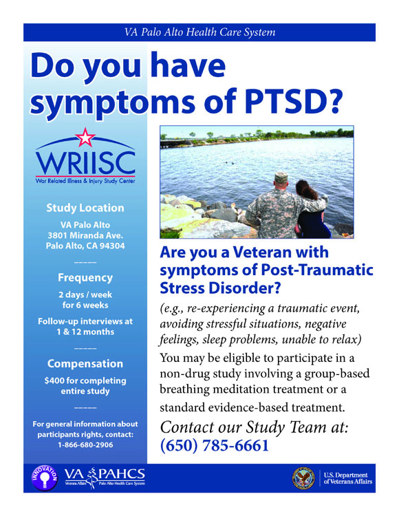 Image of PTSD Study Flyer