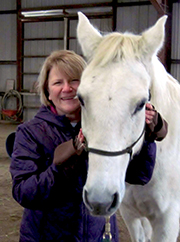 Penny enjoys horse  therapy which is also called Equine-Assisted Therapy.