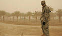 Soldier in the desert